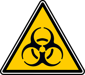 Yellow biological hazard