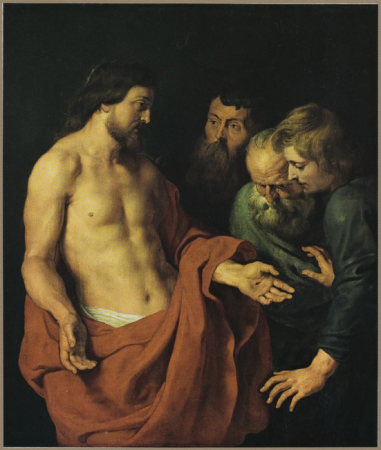 Christ's first appearance to the apostles in Jerusalem, Peter Paul Rubens, between 1613 and 1615