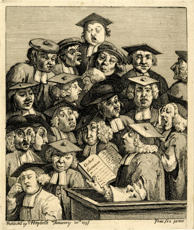 Print, satirical print, William Hogarth, between 1736 and 1737