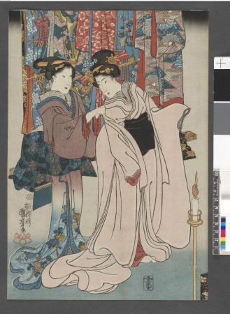 Triptych print, Utagawa Kuniyoshi