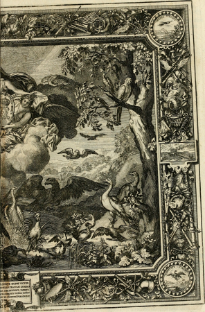 Tapisseries du roy, ou sont representez les quatre elemens et les quatre saisons - avec les devises qvi les accompagnent and leur explication - Königliche französische Tapezereyen, oder überauss (14559366980), 1690