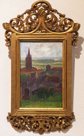 Distant view of Toulouse (with the Dalbade bell tower), Henri Rachou