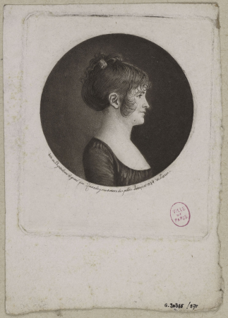 Portrait d'une femme, fin XVIIIème siècledébut XIXème siècle, G.20815-571, between 1799 and 1815