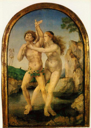 The Metamorphosis of Hermaphrodite and Salmacis, Jan Gossaert, circa 1520