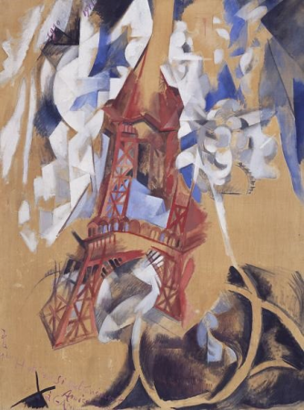 The Eiffel Tower, Robert Delaunay, from 1910 until 1911
