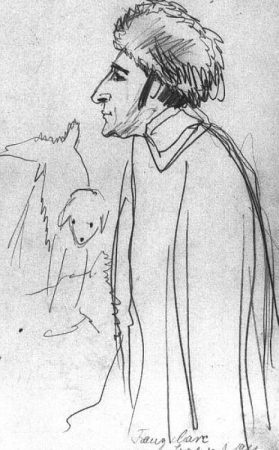 1910-franz-marc-with-russi-franz-marc-mit-russi-artfond, Franz Marc