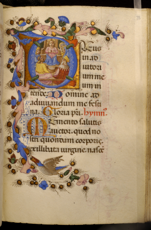 Leaf from Adimari Book of Hours, Zanobi Strozzi, 1448 (Renaissance)