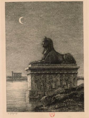 Armand Queyroy Le Sphinx, before 1869