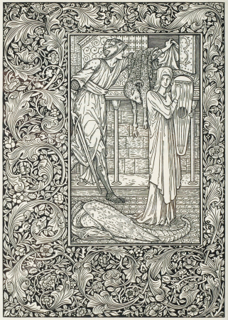Life and Death of Jason by William Morris Frontispiece, Edward Burne-Jones, 1895