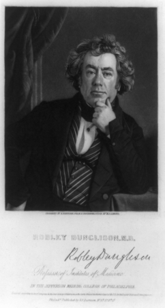 Robley Dunglison, M.D. - engraved by A.H. Ritchie ; from a daguerreotype by M.P. Simons. LCCN89716170, 1846
