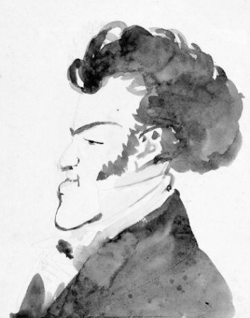 Ignaz Moscheles by Pierre-Luc-Charles Ciceri, Pierre-Luc-Charles Ciceri