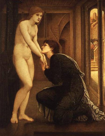 The Soul Attains, Pygmalion (IV of IV), First Series, Edward Burne-Jones, 1868