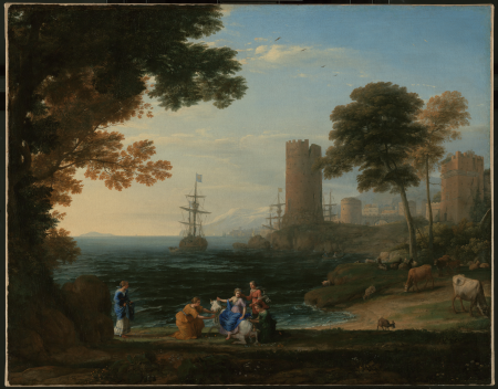 Coast View with the Abduction of Europa, Claude Lorrain