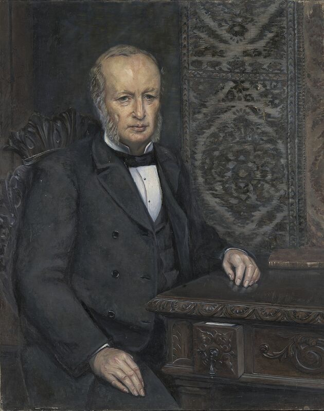 Portrait of Hartvig Marcus Lassen, Lorentz Adelsten Nicolaysen, circa 1870