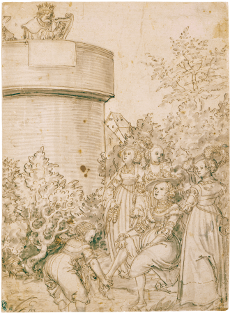 David and Bathsheba, Lucas Cranach the Elder, circa 1526