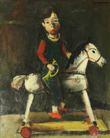Joseph Kutter Le cheval de bois, Joseph Kutter, circa 1935