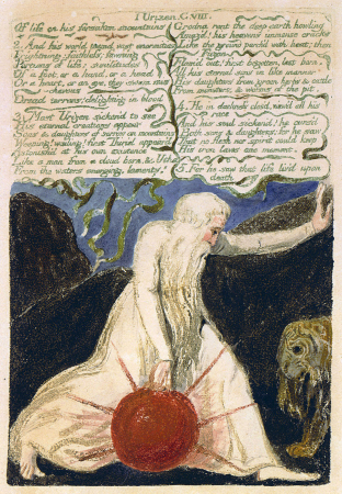 The First Book of Urizen copy F object 21 Bentley 23,, William Blake, 1794
