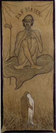 The Devil Blowing, Hugo Simberg, before 1897