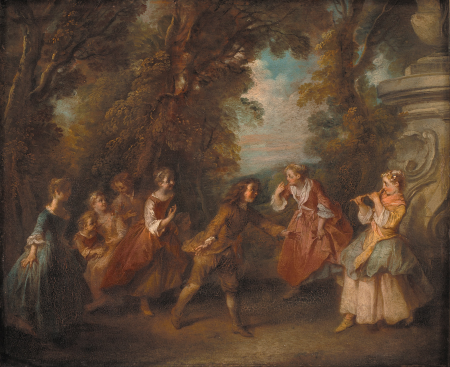 Children at Play in the Open, Nicolas Lancret, from 1705 until 1743