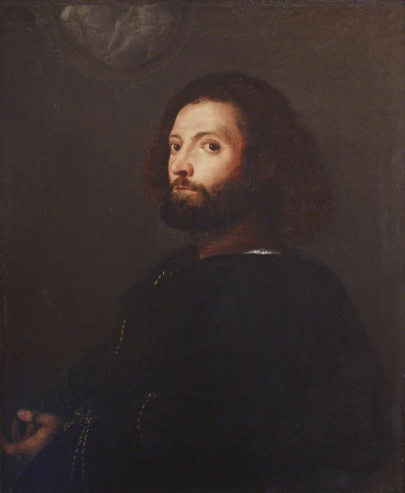 An Unknown Man (once called Pietro Aretino), Titian, circa 1512
