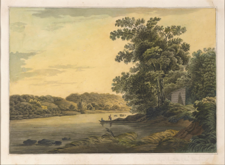 View Above the Falls of the Schuylkill, Joshua Shaw, c.1819