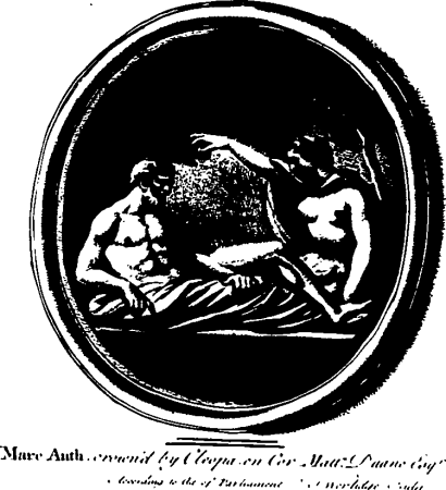 A select collection of drawings from curious antique gems; most of them in the possession of the nobility and gentry of this kingdom; etched after the Fleuron T160076-45, 1768