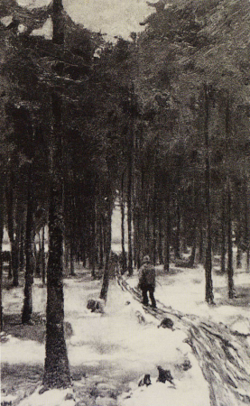 Marc - Forest Path with Peasant, 1902-03, Hoberg, Jansen 16, Franz Marc