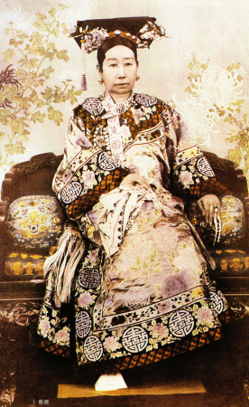 Empress Dowager Cixi (c. 1890) altered in terms of color, Empress Dowager Cixi
