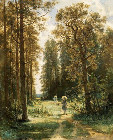 The Path in the Forest, Ivan Shishkin, 1880