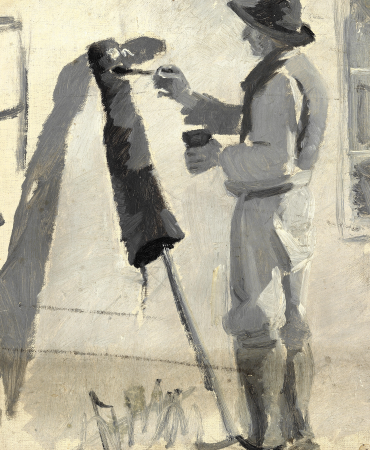 The boots are tarred., Michael Peter Ancher, between 1867 and 1927