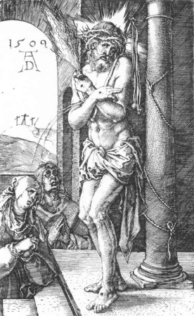 Man of Sorrows by the Column (No. 1), Albrecht Dürer, 1509