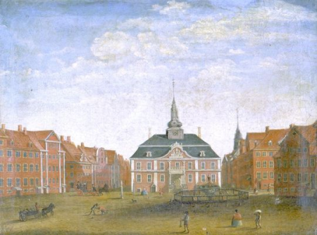 Gammeltorv - Rach and Eegberg, Johannes Rach, circa 1750