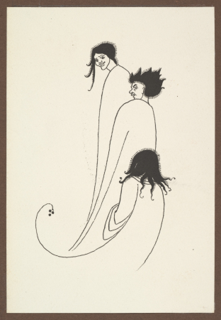 Grotesques by Aubrey Beardsley. Facsimile Platinum Prints by Frederick H. Evans from the Twelve Original Drawings in His Collection with a Portrait Frontispiece, Aubrey Beardsley, 1910s
