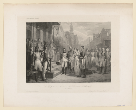 Napoléon reçoit la reine de Prusse à Tilsitt 6 Juillet 1807 - peint par Gosse ; gravé par Danois ; dessiné par Sandoz ; diagraphe et pantographe-Gavard. LCCN2017648284, Charles Gavard, between 1838 and 1841