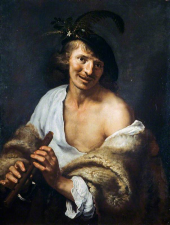 A Shepherd with a Pipe, Paulus Moreelse