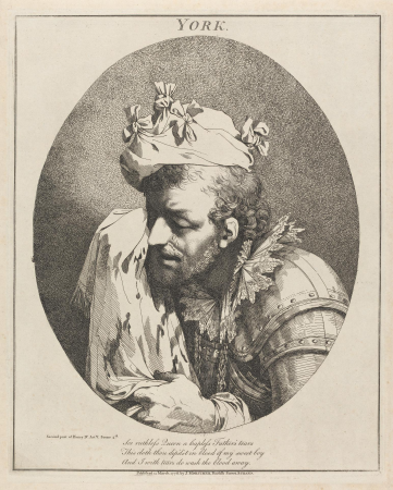 Twelve etchings from Shakespeare: 10) York, from Henry IV, Part 2, Act V, Scene 4 (Catalogue Mortimer Exhibition 1968 - number 79), John Hamilton Mortimer