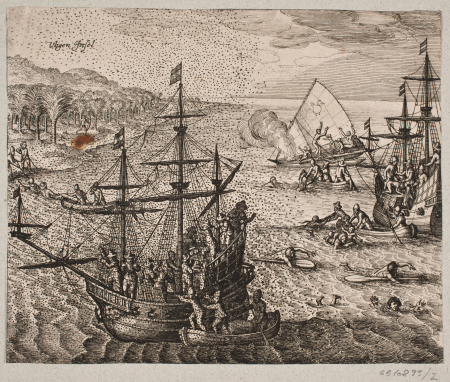 How the wild people were defeated, Matthäus Merian