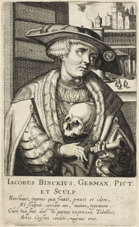 Portrait of Jakob Binck, Simon Frisius, circa 1610