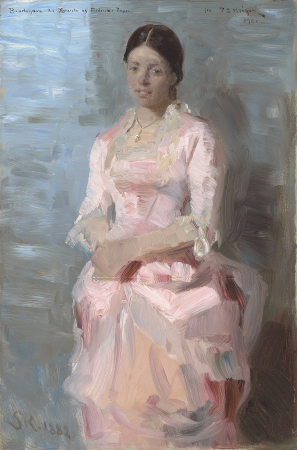Portrait of Frederikke Tuxen, Laurits Tuxen, 1882