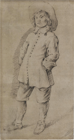 Study of a Standing Boy, Gerard ter Borch, between 1632 and 1681