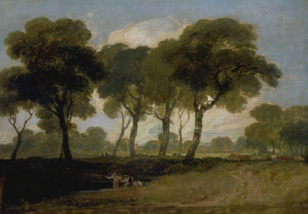 View on Clapham Common, J. M. W. Turner, between 1800 and 1805