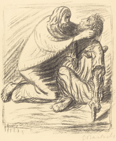 Blessed are the Merciful, Ernst Barlach, published 1916