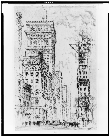 The golden cornice, I) - J. Pennell LCCN94502432, Joseph Pennell, 1904