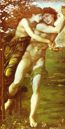 Phyllis and Demophoon, Edward Burne-Jones, 1870