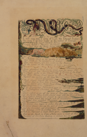 William Blake - The Song of Los - Plate 3 - Original LoC Scan, William Blake, 1795