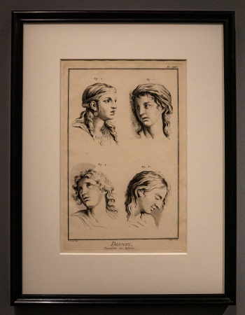 Tables with four faces, from the Encyclopedia or Dictionary of Sciences, Arts and Crafts, Charles Le Brun