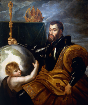 Allegory on Emperor Charles V as Ruler of Vast Realms, Peter Paul Rubens, circa 1604