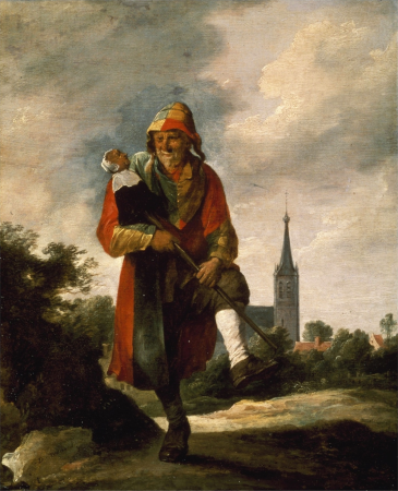 David Teniers (II) jester, David Teniers the Younger, circa 1640