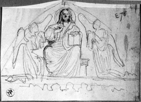 Ingres - MI.867.4059, Bas-relief d'un tympan