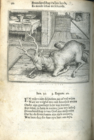Vanden droncken hert, 1567